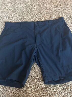 Men's Flat Front Performance Shorts - Navy FJ golf 38
